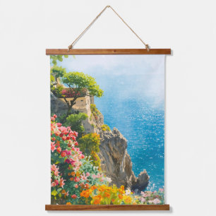 Bloemrijke Mediterrane Hangend Wandkleed
