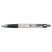 Bloemrijke Minimalistische Aangepaste Naam Elegant Pen (Achterkant)