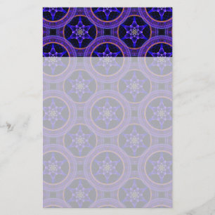 Bloemrijke moderne boho elegante abstracte patroon briefpapier