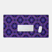 Bloemrijke moderne boho elegante abstracte patroon bureaumat (Keyboard & Muis)