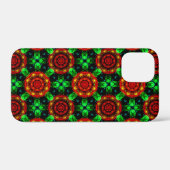 Bloemrijke moderne boho elegante abstracte patroon Case-Mate iPhone case (Achterkant (horizontaal))