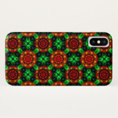 Bloemrijke moderne boho elegante abstracte patroon Case-Mate iPhone case (Achterkant (horizontaal))