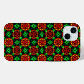 Bloemrijke moderne boho elegante abstracte patroon Case-Mate iPhone case (Achterkant (horizontaal))