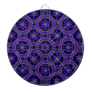 Bloemrijke moderne boho elegante abstracte patroon dartbord
