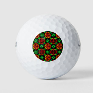 Bloemrijke moderne boho elegante abstracte patroon golfballen