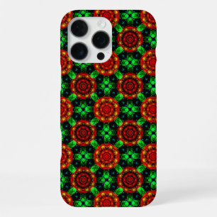 Bloemrijke moderne boho elegante abstracte patroon iPhone 16 pro max hoesje