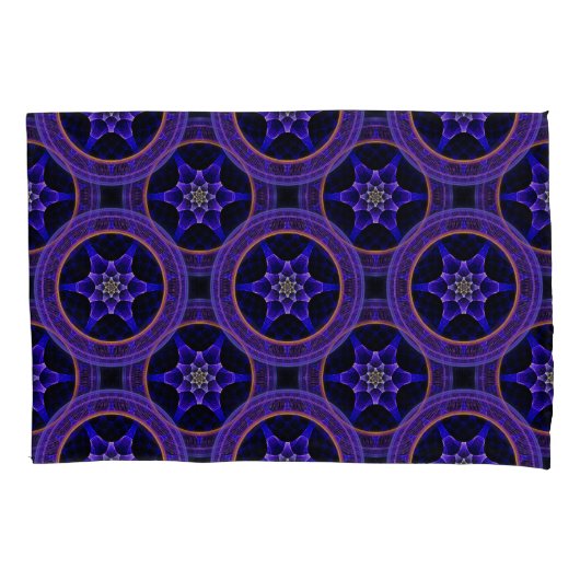 Bloemrijke moderne boho elegante abstracte patroon kussensloop (Voorkant)