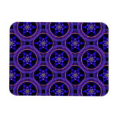 Bloemrijke moderne boho elegante abstracte patroon magneet (Horizontaal)