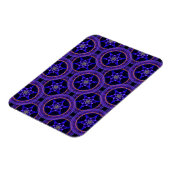 Bloemrijke moderne boho elegante abstracte patroon magneet (Linkerzijde)