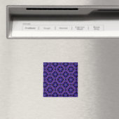 Bloemrijke moderne boho elegante abstracte patroon magneet (Insitu (Vaatwasser))