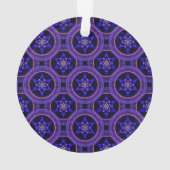 Bloemrijke moderne boho elegante abstracte patroon ornament (achterkant)