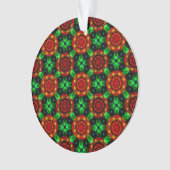 Bloemrijke moderne boho elegante abstracte patroon ornament (voorkant)