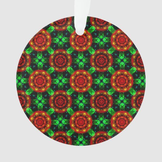 Bloemrijke moderne boho elegante abstracte patroon ornament (voorkant)