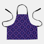 Bloemrijke moderne boho elegante abstracte patroon schort (Voorkant)