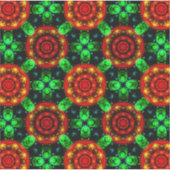 Bloemrijke moderne boho elegante abstracte patroon sticker (Voorkant)