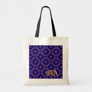 Bloemrijke moderne boho elegante abstracte patroon tote bag