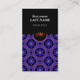 Bloemrijke moderne boho elegante abstracte patroon visitekaartje