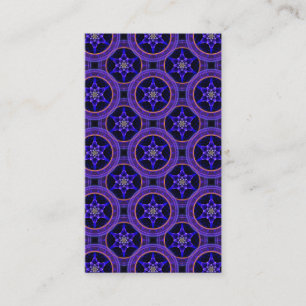 Bloemrijke moderne boho elegante abstracte patroon visitekaartje