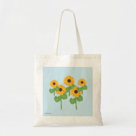 Bloemrijke moderne waterverf meisjesachtige elegan tote bag