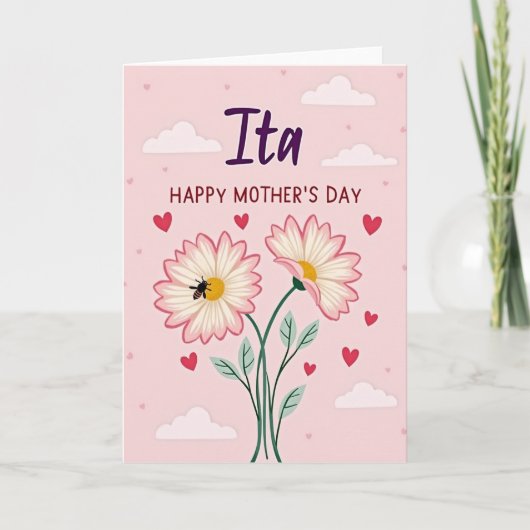 Bloemrijke Moederdag Ita Kaart (Voorkant)
