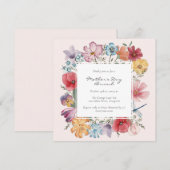 Bloemrijke Moederdag Kaart (Voorkant / Achterkant)