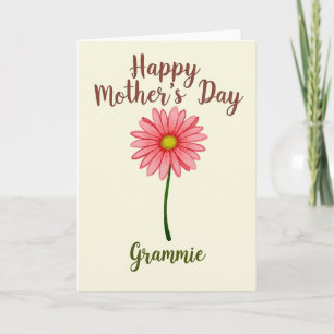 Bloemrijke Moederdag Oma Kaart