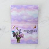Bloemrijke Moederdagkaart Kaart (Binnen)