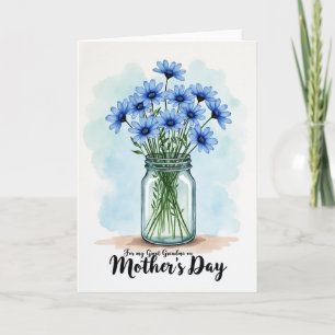 Bloemrijke Moederdagkaart voor Oma Kaart