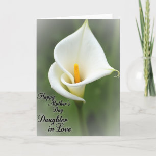 Bloemrijke Moeders Liefde Dochter Kaart