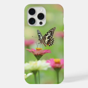 Bloemrijke natuurontwerp iPhone 15 pro max hoesje. Case