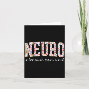 Bloemrijke Neuro Icu Verpleegster Hersenen Neurowe Kaart