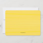 Bloemrijke notities uitnodiging (Achterkant)