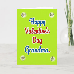 Bloemrijke Oma Valentijnskaart Kaart