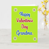Bloemrijke Oma Valentijnskaart Kaart (Gele Bloem)