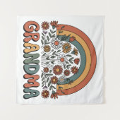 Bloemrijke Oma Wandkleed (Voorkant (horizontaal))