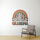 Bloemrijke Oma Wandkleed (In situ)