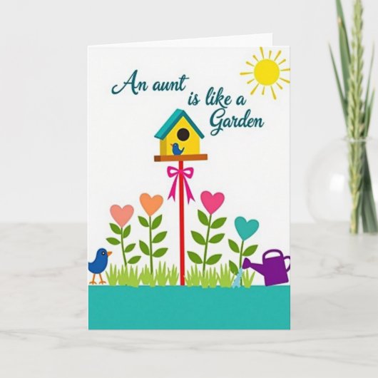 Bloemrijke Ooms Dag Liefdevolle Kaart (Voorkant)