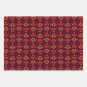 Bloemrijke Oudhollandse Kunst Bloemen Gezellig en Inpakpapier Vel (Voorkant 2)