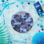 Bloemrijke papieren Borden Papieren Bordje (Feest)