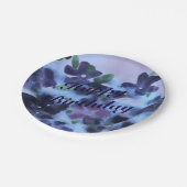 Bloemrijke papieren Borden Papieren Bordje (Gekanteld)