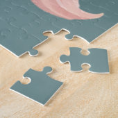 Bloemrijke Pastel Paard Fantasie Illustratie Legpuzzel (Zijkant)