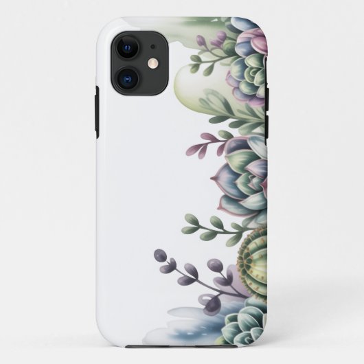 Bloemrijke rand  Case-Mate iPhone case (Achterkant)