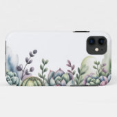 Bloemrijke rand  Case-Mate iPhone case (Achterkant (horizontaal))