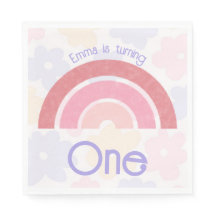 Bloemrijke regenboog verjaardag uitnodiging