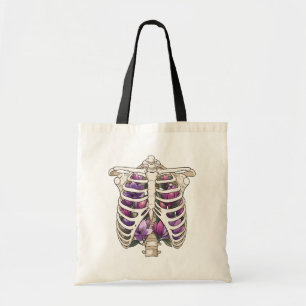 Bloemrijke Ribben Tote Bag