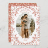 Bloemrijke Romance Chinoiserie Klassiek Boheems Ko Save The Date (Voorkant / Achterkant)