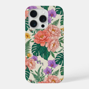 Bloemrijke Roos iPhone 15 Hoesje – Elegant Bloemen Pro Case