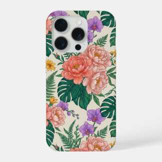 Bloemrijke Roos iPhone 15 Hoesje – Elegant Bloemen Pro Case