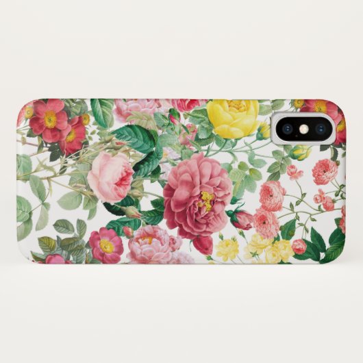 Bloemrijke Rozen Vintage Lente Tuin Case-Mate iPhone Case (Achterkant (horizontaal))