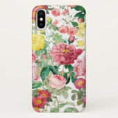 Bloemrijke Rozen Vintage Lente Tuin Case-Mate iPhone Case (Achterkant)